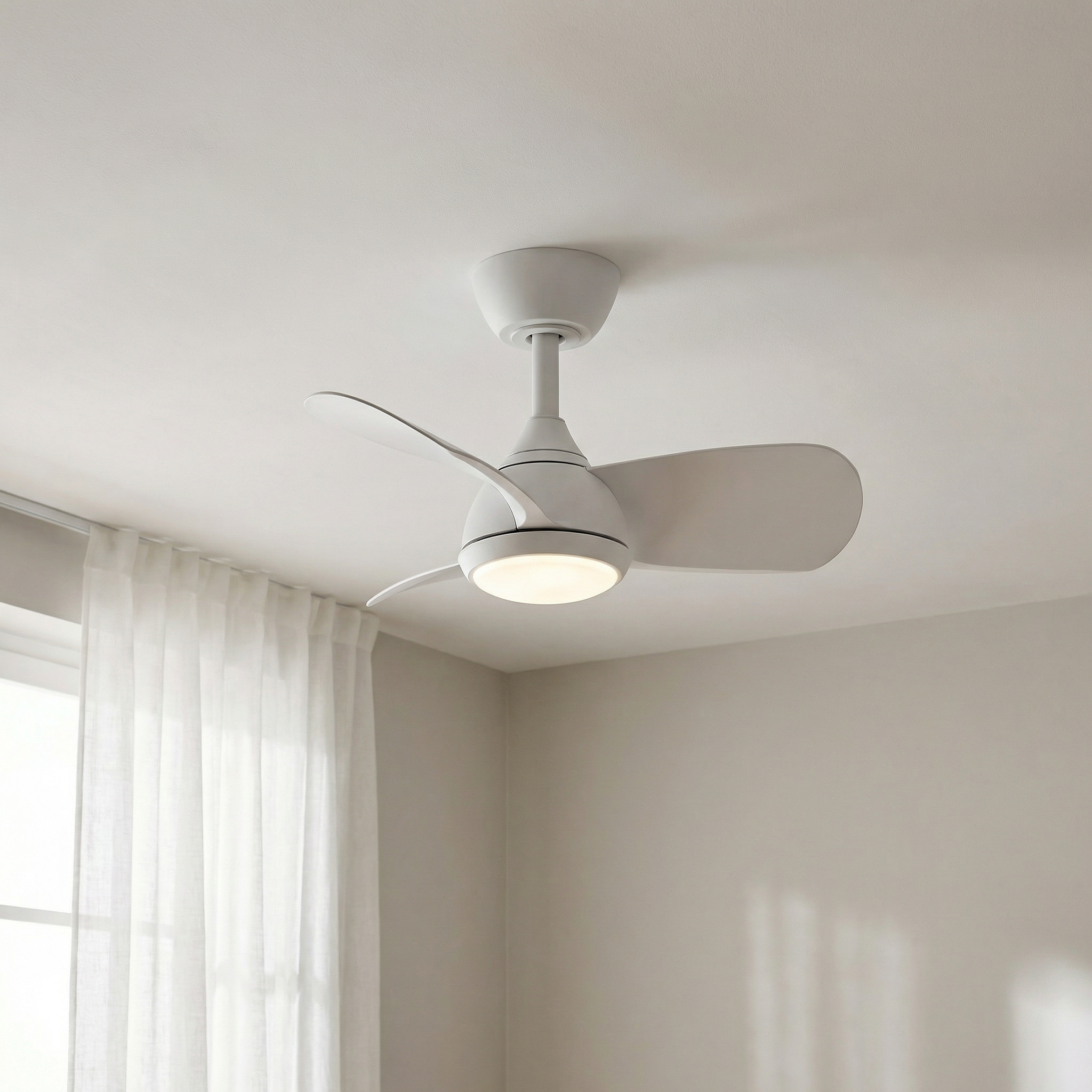 Veleo 60 cm Ceiling Fan (<8 m²) – 3 ABS Blades