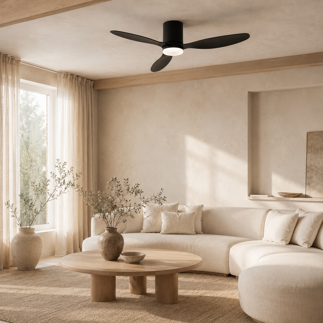 Binibeca Ceiling Fan 132 cm – 3 Blades